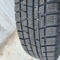 13インチ　冬タイヤ　ホイールセット　軽自動車　鉄チンホイールの画像