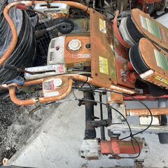 【福岡県みやま市】　ヤンマー　玉ねぎ掘取機　型式　HT2A ガソリン　リコイルスタート【管理番号　管理機015】の画像