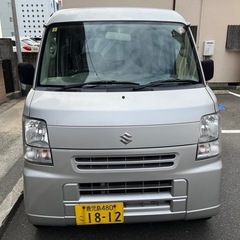 車　平成21年式スズキエブリー(箱バン)シルバー検7年7月まで