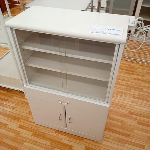 ★ジモティ割あり★ 食器棚　ホワイト　クリーニング済　YJ4736