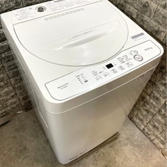大阪送料無料★3か月保障付き★洗濯機★2021年★6kg★シャープ★ES-GE6EJ-W★S-850