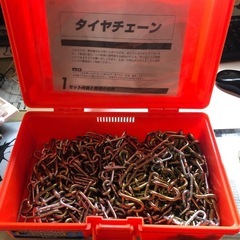 中古　未使用　タイヤチェーン　雪道楽　ClassC AG02 軽トラックに最適の画像