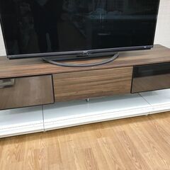 ★ジモティ割あり★  テレビボード ブラウン H40×W160×D47 クリーニング済み KJ7338