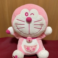 50thさくらドラえもん ぬいぐるみ ウインク　約30cm 未使用品