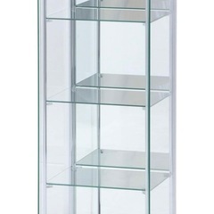 コレクションケース フィギュアケース 4段 ブラウン 背面ミラー 豆脚