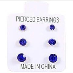 ピアス ブルー