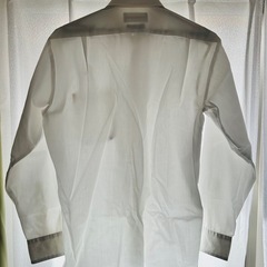 【12/15(日)まで】【ワイシャツ】ワイシャツ Yシャツ 白　メンズ おしゃれ 未使用に近いの画像