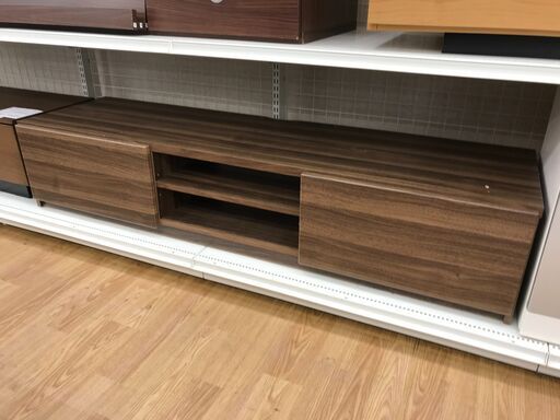 ★ジモティ割あり★  TV台 ブラウン H30×W150×D40 クリーニング済み KJ7340