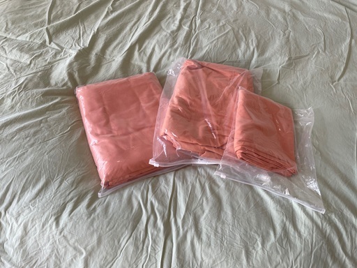 ＜新品＞　ダブル布団カバー4点セット　綿100％