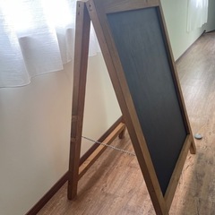 （取引終了）木製黒板看板の画像