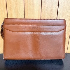 MARSHAL レザークラッチバッグ　26.5cm ×18cm ×6cm の画像