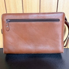 MARSHAL レザークラッチバッグ　26.5cm ×18cm ×6cm の画像