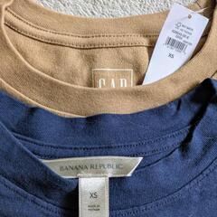 【新品未使用】Gap&Banana republicのTシャツ XSサイズの画像