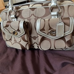 新品同様。コーチバックの画像