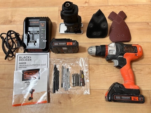 BLACK＋DECKER multi EVO  18Vリチウムコードレスマルチツールベーシック