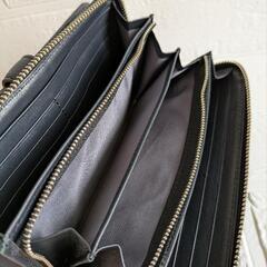 新品 ビジネスレザーファクトリー 長財布 ダブルラウンド財布 クリスマスプレゼントの画像