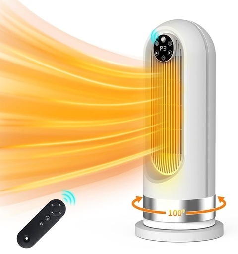 新品✨セラミックヒーター セラミックファンヒーター ファンヒーター 1200W 足元