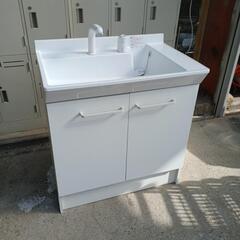 LIXIL 洗面台 PVN-755S/VP1H 中古 リサイクルショップ宮崎屋佐土原店22.11.5K - 家具