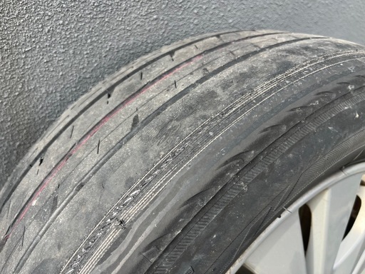 【受渡調整済】中古日産純正ホイール付き夏タイヤセット(タイヤ要交換)