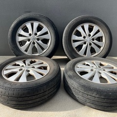 【受渡調整済】中古日産純正ホイール付き夏タイヤセット(タイヤ要交換)
