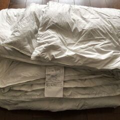 無印良品　羽毛薄掛ふとん／セミダブル