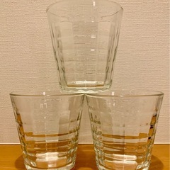 DURALEX デュラレックス グラス × 3個 プリズム タン...