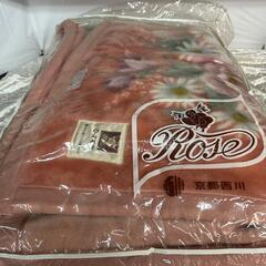 J58 【中古】西川　毛布 140cm×200cmの画像