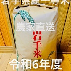 新米令和6年度産　岩手県産　一等米あきたこまち　精米済み　米10...