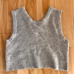 ニコアンド ニットベスト 前後リバーシブル 美品の画像