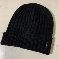 ラルフローレン　ニット帽の画像