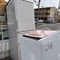 冷蔵庫&洗濯機セット　の画像