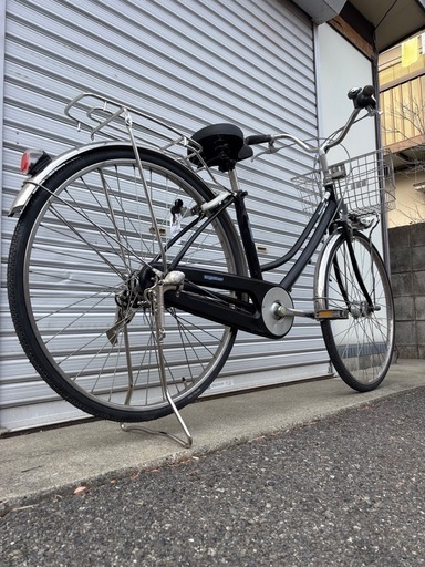 【整備士による点検済み】　☆前後タイヤ新古品☆   27型　内3LEDオートライト通学車　防犯登録料込価格︎‼︎