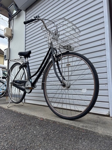 【整備士による点検済み】　☆前後タイヤ新古品☆   27型　内3LEDオートライト通学車　防犯登録料込価格︎‼︎