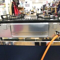 リンナイ LPガス ガステーブル 2022年製 RT67JH 右強火 黒 幅59cm 水無し