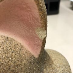 Wa1468 置物 招き猫 ※欠け有の画像