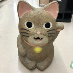 Wa1468 置物 招き猫 ※欠け有