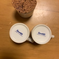 サンリオ　新幹線　子供用マグカップの画像