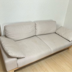 2人掛けソファ Shelo(シェロ) 北欧ナチュラル　返品不可/取りに来て下さる方限定の画像