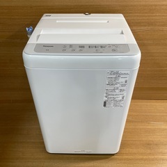 【Panasonic 5.0L 洗濯機㉞】2023年製 NA-F5B1