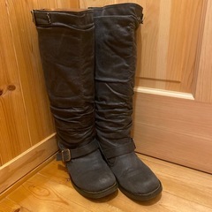 差し上げます⭐︎エンジニアブーツ風ロングブーツLサイズ