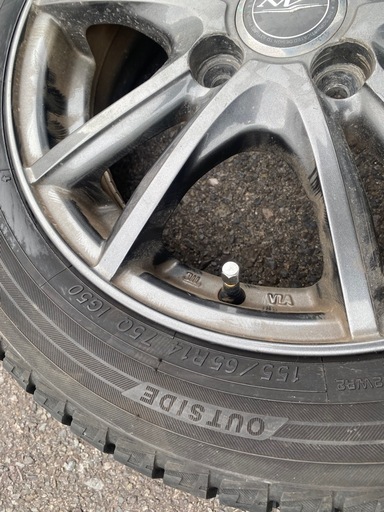 155/65R14.溝約7mm2019年製　4本セット