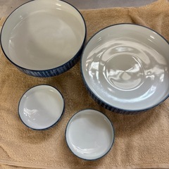 足付き盛り鉢　小皿　2個セット
