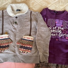 女の子140センチ冬用アウターと冬服セットの画像