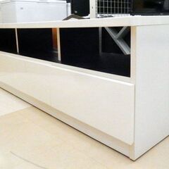 ニトリ テレビ台 ALFA-150LB ホワイト 幅150cm 引き出しタイプ テレビボードの画像