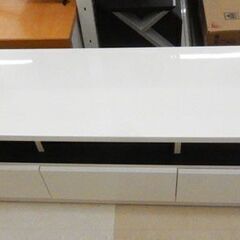 ニトリ テレビ台 ALFA-150LB ホワイト 幅150cm 引き出しタイプ テレビボードの画像
