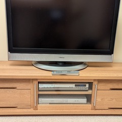 オーク無垢材テレビボード
