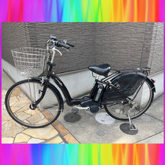 🌈バッテリーほぼ新品！8.9Ah💖YAMAHA　pasパスラフィーニ　子供乗せ　26インチ　電動自転車　中古　電動アシスト自転車　12134