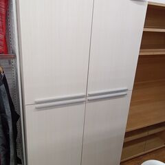 ★ジモティ割あり★  ワードローブ ホワイト H186×D55×...