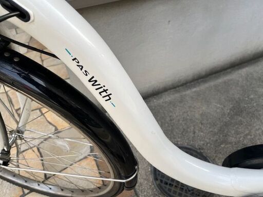 ?超容量12Ah(現行長生き)?pas with パスウィズ　電動自転車　電動アシスト自転車　26インチ　中古