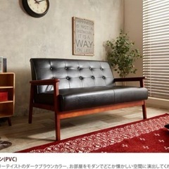 ソファ 2人掛け レザー
